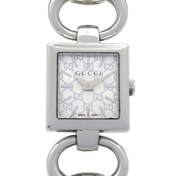 GUCCI Tornabuoni Wrist Watch 120 Quartz Stainless Steel Used Women