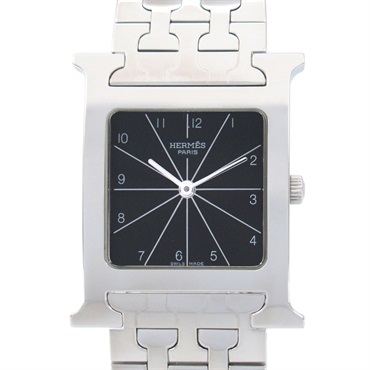 HERMES H watch Wrist Watch HH1.510 Quartz Stainless Steel Used mens
