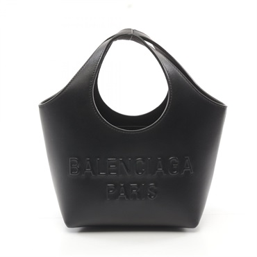 BALENCIAGA Mary Kate XS Tote Hand Bag 7470362AAID1000 leather Black NEW Women
