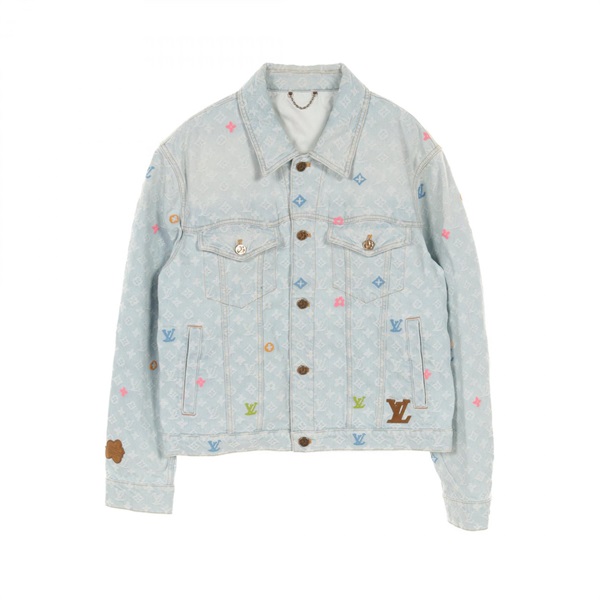 LOUIS VUITTON Tyler The Creator Denim Jacket RM242MM KCB HRA01X Monogram #52