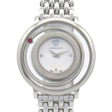 VERSACE Venus Wrist Watch VFH010013 Quartz Stainless Steel Used Women