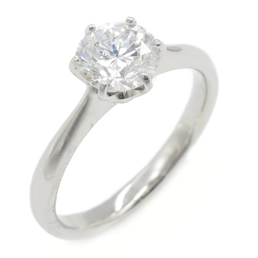 JEWELRY Diamond Ring Pt900 Platinum Used women US size 5.5