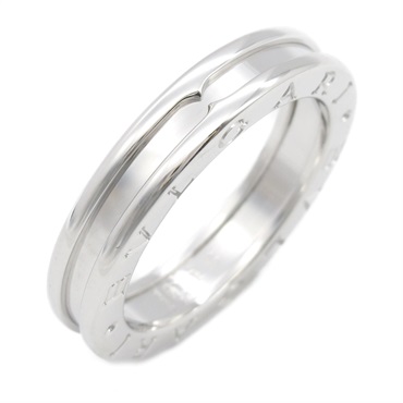 BVLGARI B-zero 1 Ring 18KWG White Gold Used unisex US size 8.75 #59