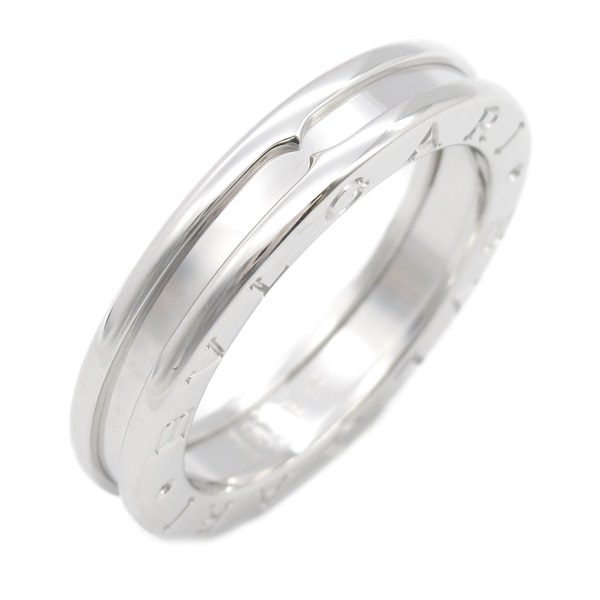 BVLGARI B-zero 1 Ring 18KWG White Gold Used unisex US size 8.75 #59