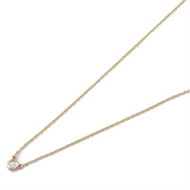 TIFFANY＆CO By the Yard Necklace Diamond 18KPG Pink Rose Gold Used women Pendant