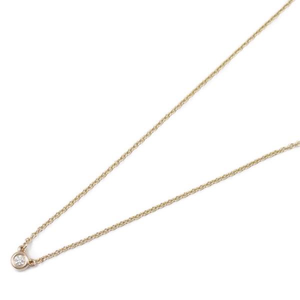 TIFFANY＆CO By the Yard Necklace Diamond 18KPG Pink Rose Gold Used women Pendant