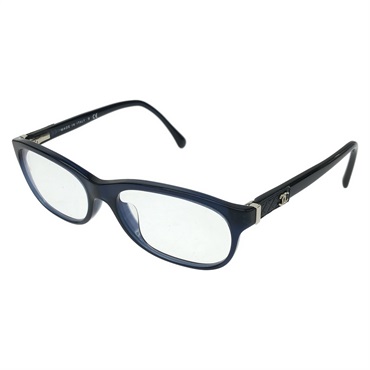 CHANEL Glasses sunglasses eyewear 3236Q-A Black Used Women CC Coco