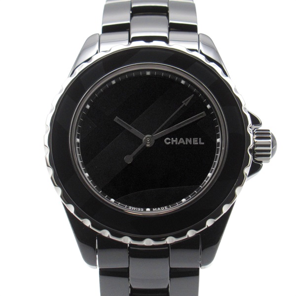CHANEL J12 untitled Wrist Watch H5581 Automatic winding ceramic Black Used mens
