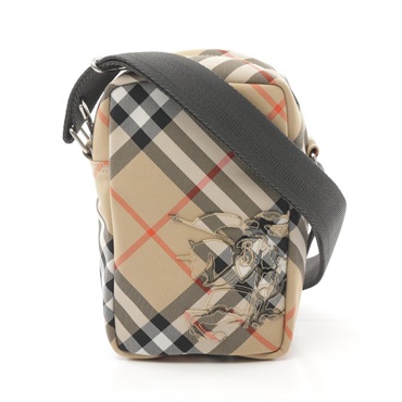 BURBERRY Vintage Check Phone Pouch Shoulder Bag 8097637 canvas Beige NEW mens