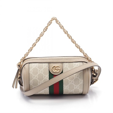 GUCCI Ophidia GG Supreme Mini 2way Shoulder Bag 795208UULAG9682 Beige NEW canvas