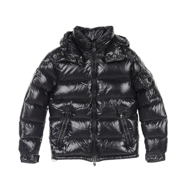 MONCLER MAYA Down jacket hoodie #0 40366 Nylon Black Used