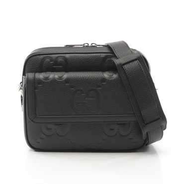 GUCCI Jumbo GG Crossbody Shoulder Bag 794088AABY01000 leather Black NEW mens