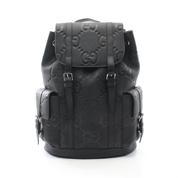 GUCCI Jumbo GG Rucksack Backpack 625770AABZF1000 leather Black NEW mens