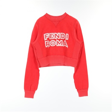 FENDI × MARC JACOBS sweatshirts Tops  FS7948 cotton Red Used Women size S
