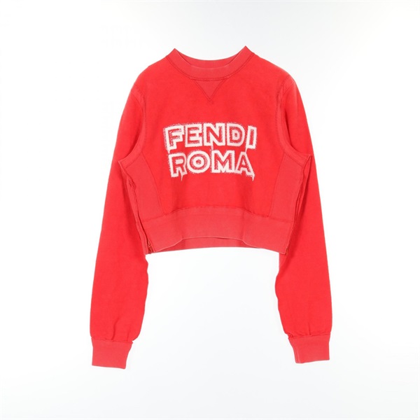 FENDI × MARC JACOBS sweatshirts Tops  FS7948 cotton Red Used Women size S