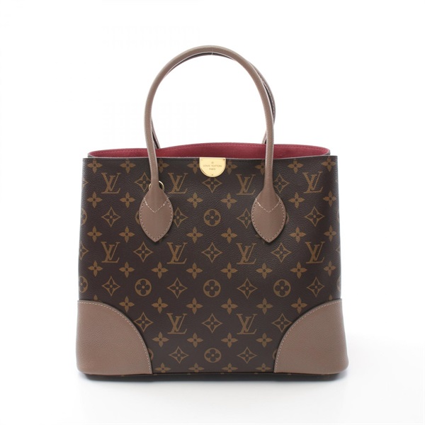 LOUIS VUITTON Flandrin Hand Tote Bag M43457 Monogram canvas leather Brown Used