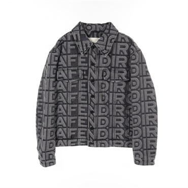 FENDI× MARC JACOBS Denim Jacket FW1027 AM6P cotton Gray Used mens size 54