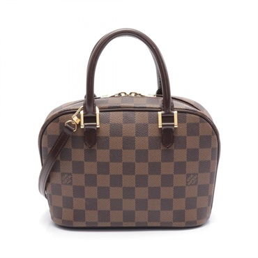 LOUIS VUITTON Saria Mini 2way Handbag N51286 Damier canvas Ebene Used Women LV