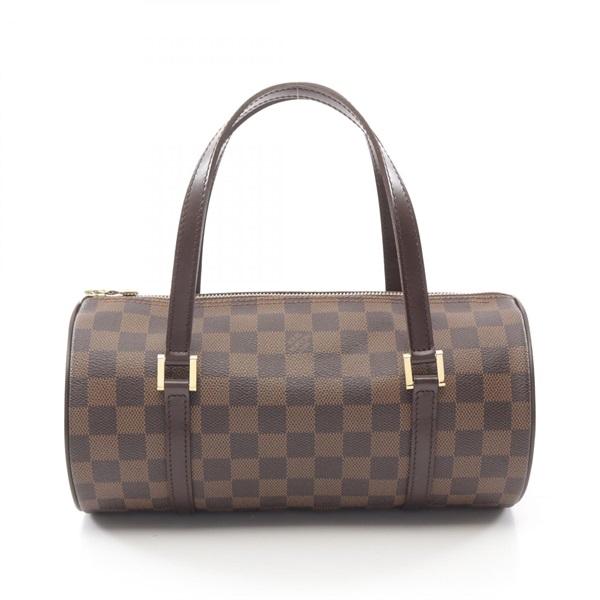 LOUIS VUITTON Papillon 26 Handbag N51304 Damier canvas Brown Ebene Used Women