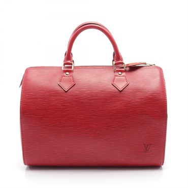 LOUIS VUITTON Speedy 30 Hand bag M43007 Epi leather Castilian red Used Women