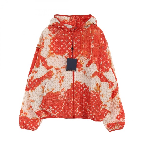 LOUIS VUITTON Monogram Bandana Tie Dye Blouson RM222MNM1HNB12W Orange Used mens