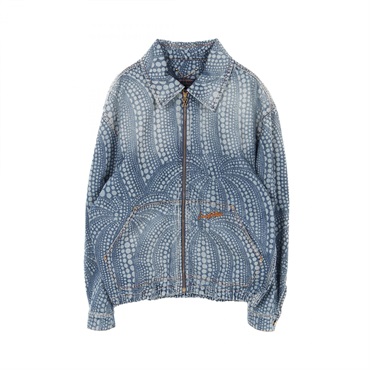 LOUIS VUITTON YK Pumpkin Dots Denim Jacket RM232H YN3 HOA30W Blue Used mens #54