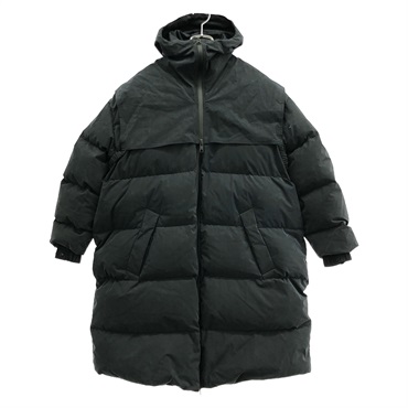 BOTTEGA VENETA Frosted Poplin Puffer Down jacket cotton Black #S Used Women