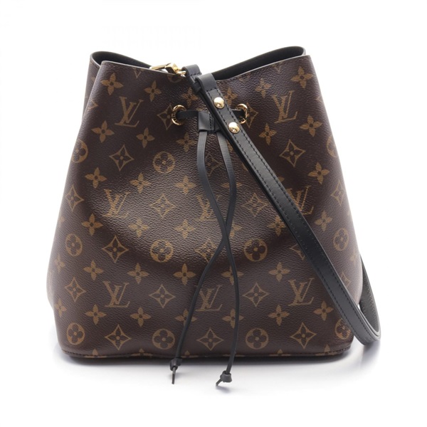 LOUIS VUITTON NeoNoe Drawstring Crossbody Shoulder Bag M44020 Monogram Noir used