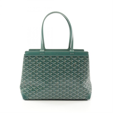 GOYARD BelleChasse Biaude PM Tote Bag 20168 canvas leather Green Used unisex