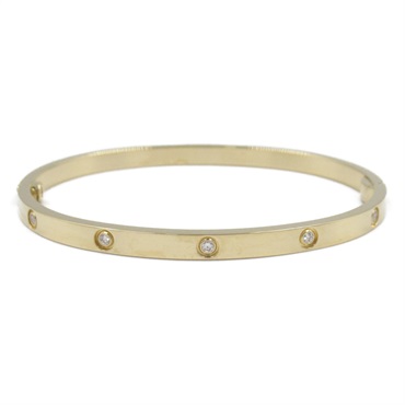 CARTIER Love Bracelet SM 10P Diamond B6047816 18KYG Yellow Gold Used Women #16