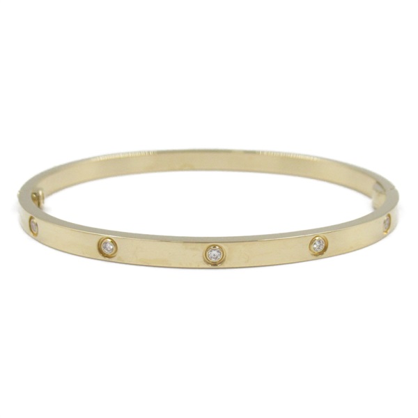 CARTIER Love Bracelet SM 10P Diamond B6047816 18KYG Yellow Gold Used Women #16