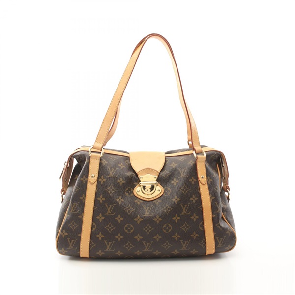 LOUIS VUITTON Stresa PM Shoulder Bag M51186 Monogram canvas Brown Used Women LV