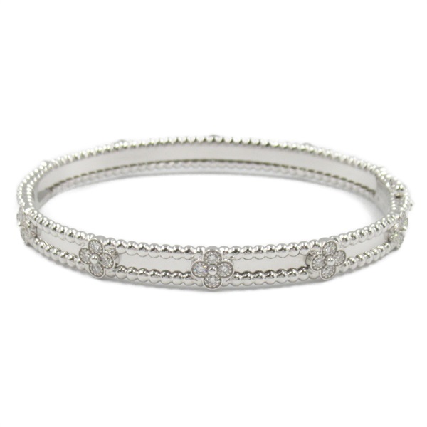 Van Cleef & Arpels Perlée Sweet Clover Bracelet Diamond VCAR6X900 18KWG Gold