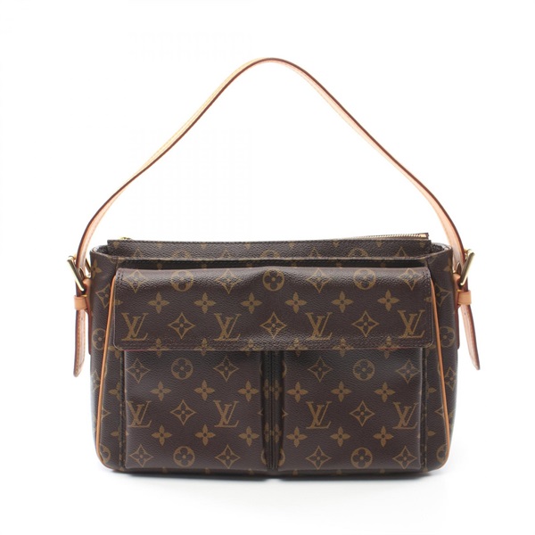 LOUIS VUITTON Viva Cite GM Shoulder Bag M51163 Monogram canvas leather Brown LV