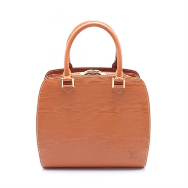LOUIS VUITTON Pont Neuf Handbag M52058 Epi leather Brown Cipango Gold Used Women