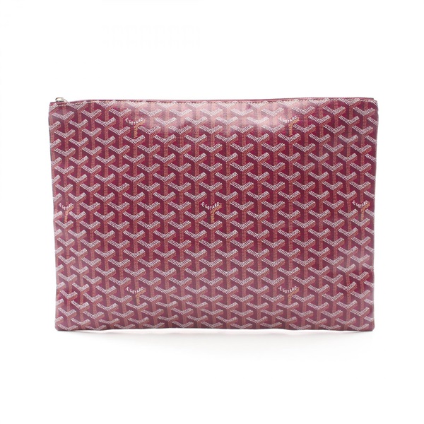 GOYARD Senat GM business second clutch bag canvas Bordeaux Multicolor Used