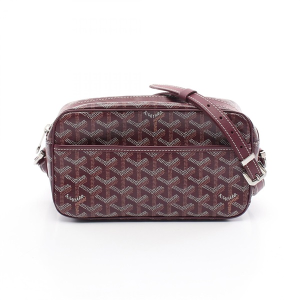 GOYARD Cup Vert PM Shoulder Bag CAPVE2PMLTY canvas leather Bordeaux White Used