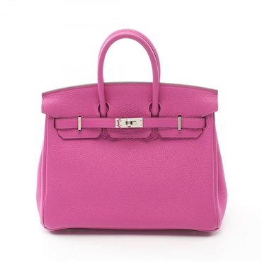HERMES Birkin 25 Handbag Togo leather Pink Magnolia Used Women C SHW