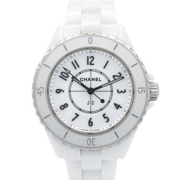 CHANEL J12 Wrist Watch H5698 Quartz ceramic white Used Women CC Coco