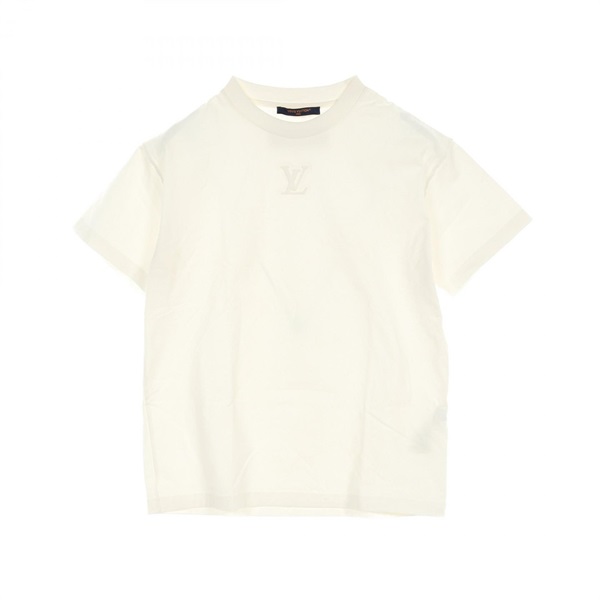 LOUIS VUITTON LV embossed logo inside out T-shirt HNY55W cotton White Used mens