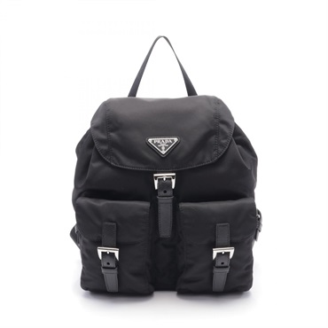 PRADA TESSUTO + SOFT CALF Rucksack Backpack 1BZ677OOORV44F0002 Nylon leather BK