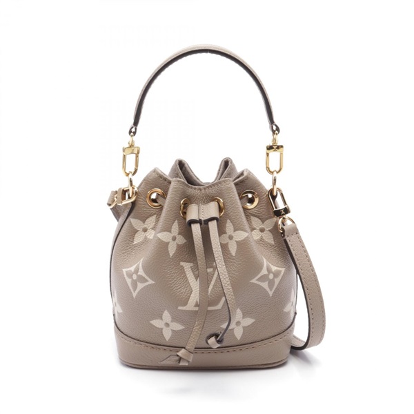 LOUIS VUITTON Nano Noe Hand shoulder crossbody drawstring bag M46291 empreinte