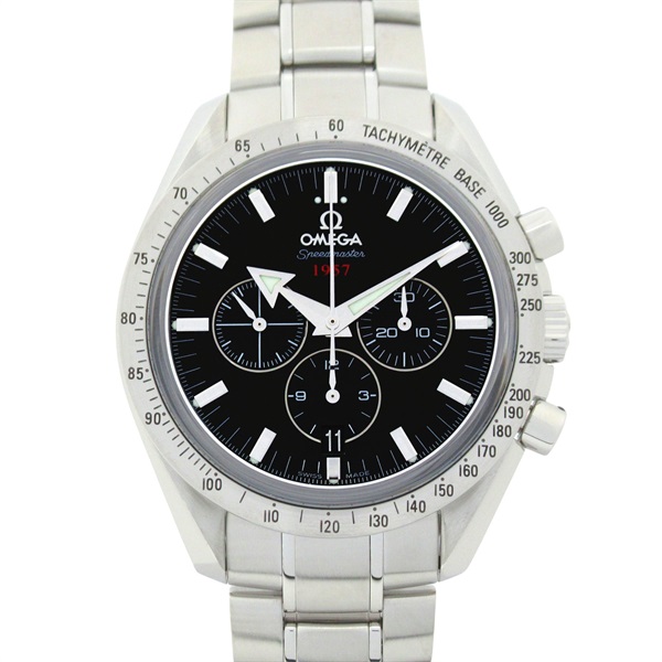 OMEGA Speedmaster Broad Arrow Wrist Watch 321.10.42 Automatic SS Used mens