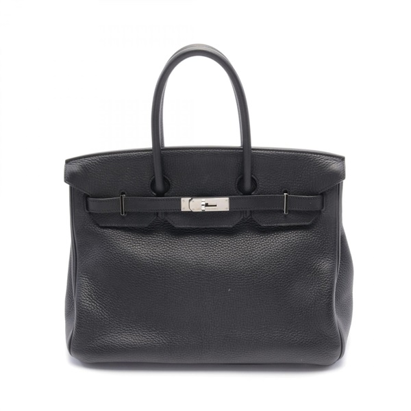 HERMES Birkin 35 Handbag Togo leather Black Used Women SHW