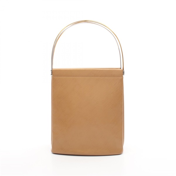 CARTIER Trinity Handbag Calf leather Beige Used Women