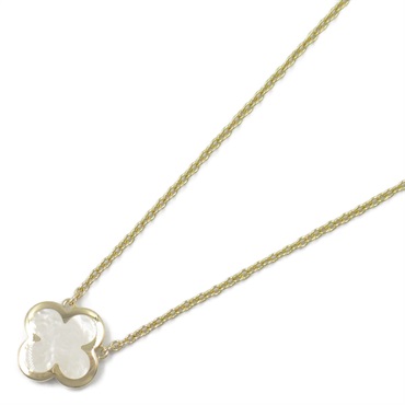 Van Cleef & Arpels Pure Alhambra Necklace 18KYG Yellow Gold Mother of pearl Used