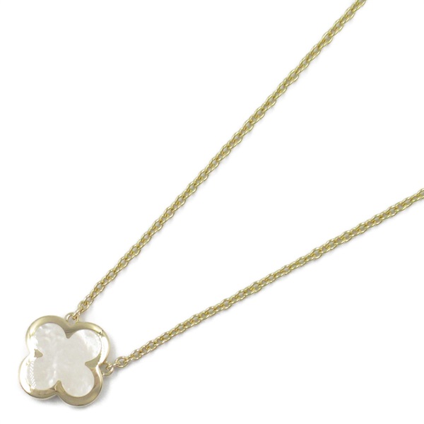 Van Cleef & Arpels Pure Alhambra Necklace 18KYG Yellow Gold Mother of pearl Used