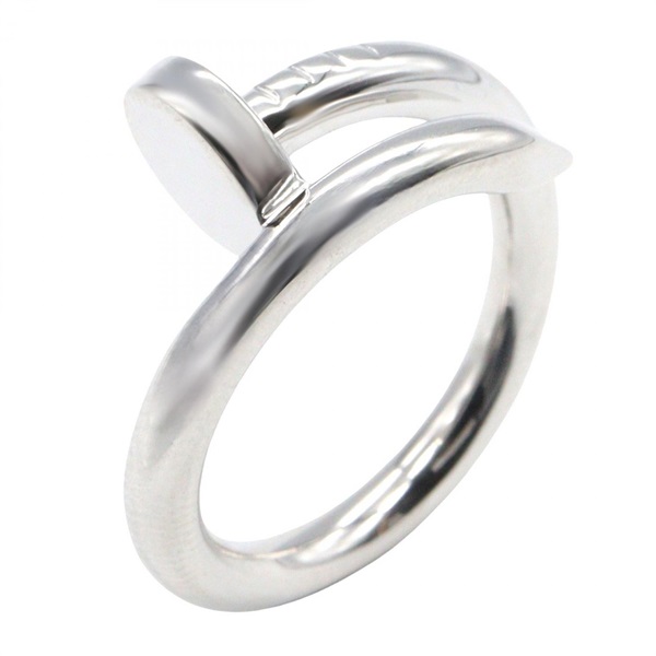 CARTIER Juste un Clou Ring 18KWG White Gold Used women US size 5 #49