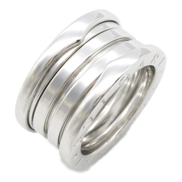 BVLGARI B-zero 1 Ring 18KWG White Gold Used unisex #51 US size 5.5