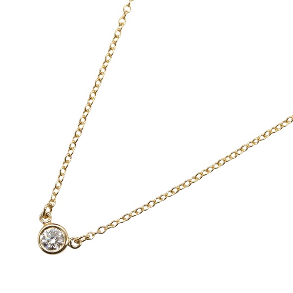 TIFFANY＆CO By the Yard Necklace Diamond 18KYG Yellow Gold Used women
